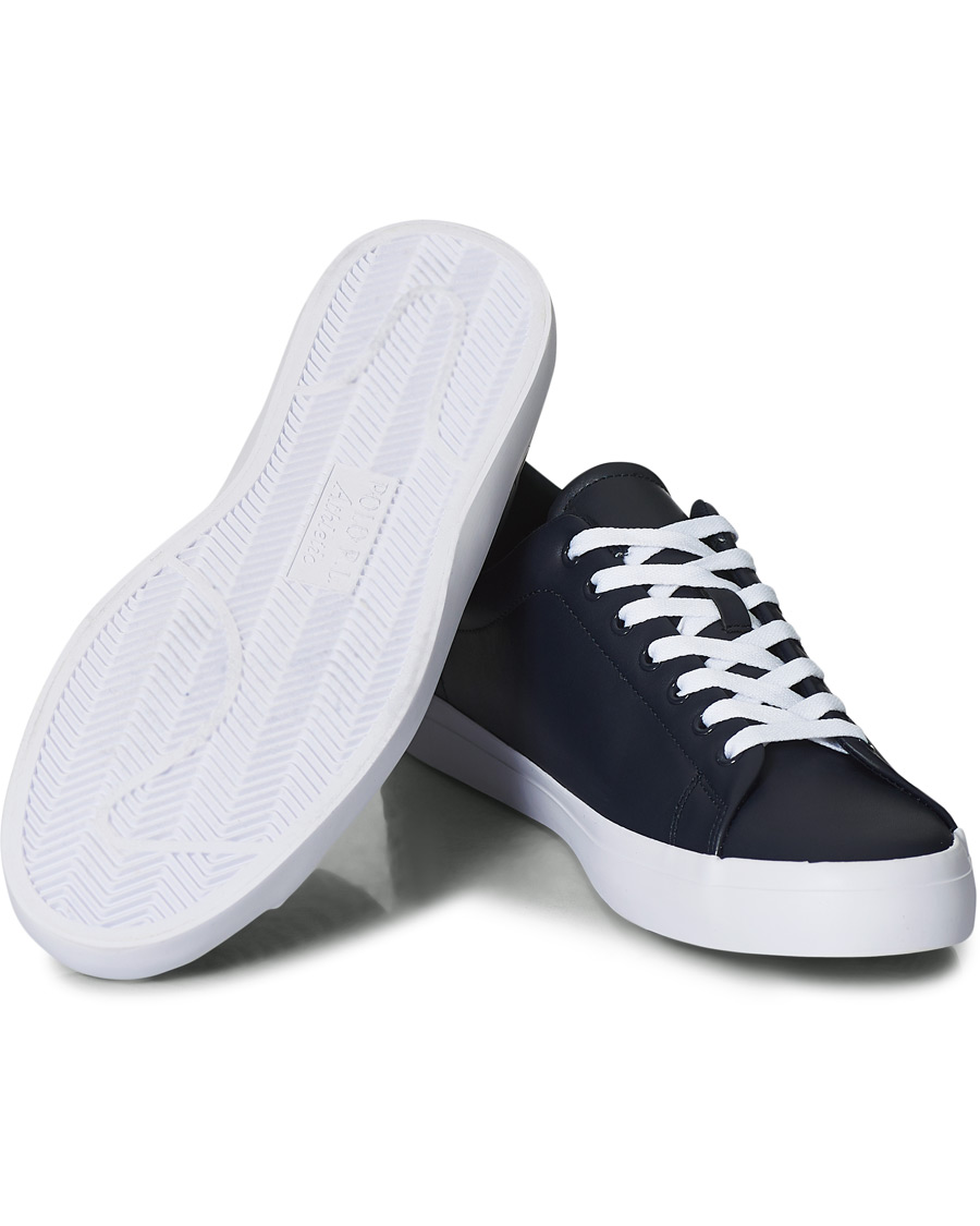 Herre | Polo Ralph Lauren Longwood Leather Sneaker Hunter Navy | Polo Ralph Lauren | Longwood Leather Sneaker Hunter Navy