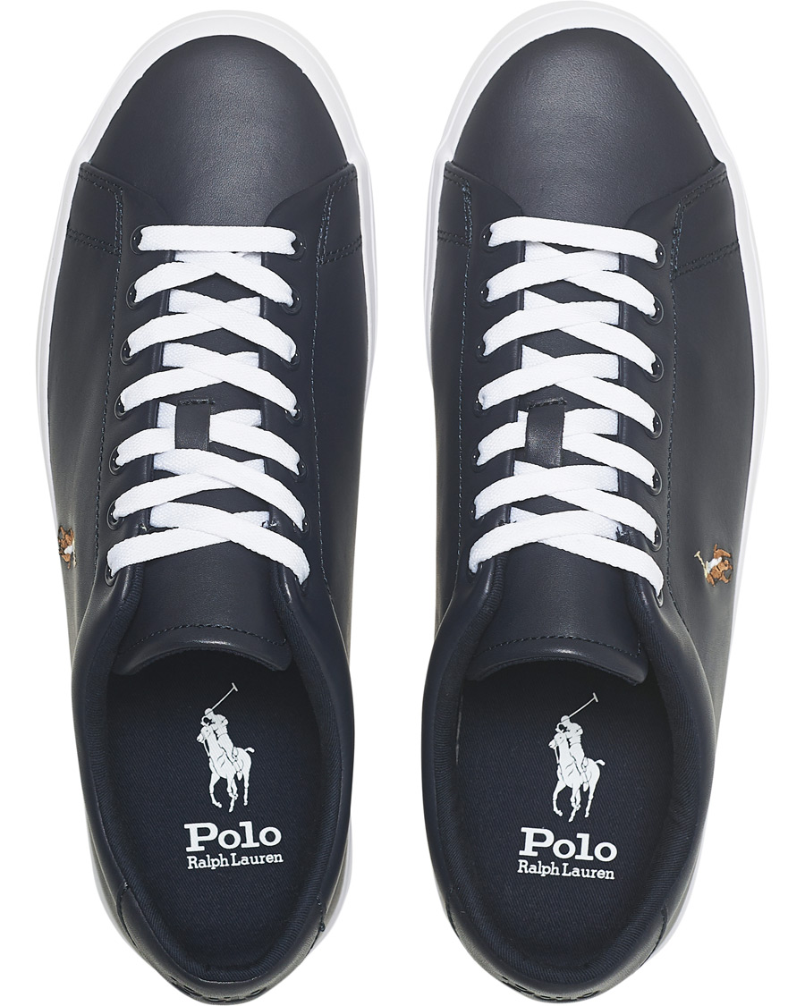 Herre | Polo Ralph Lauren Longwood Leather Sneaker Hunter Navy | Polo Ralph Lauren | Longwood Leather Sneaker Hunter Navy