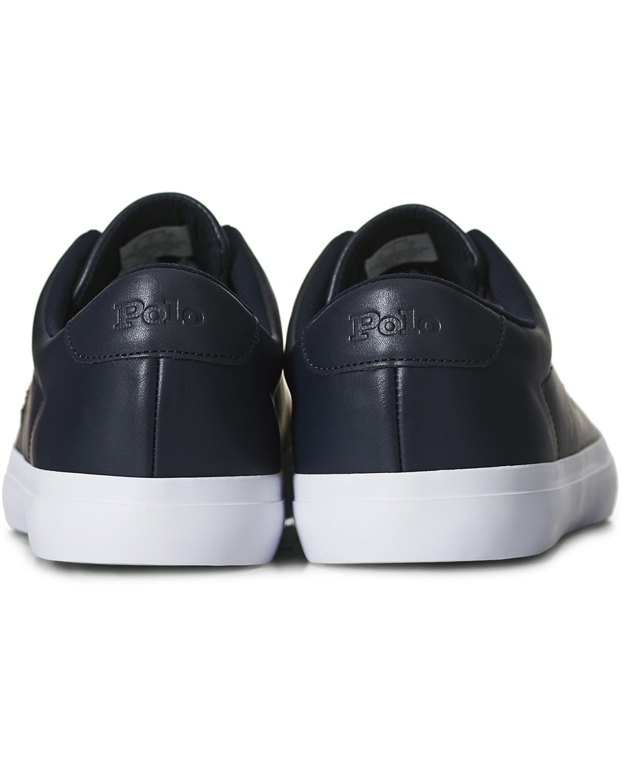 Herre | Polo Ralph Lauren Longwood Leather Sneaker Hunter Navy | Polo Ralph Lauren | Longwood Leather Sneaker Hunter Navy