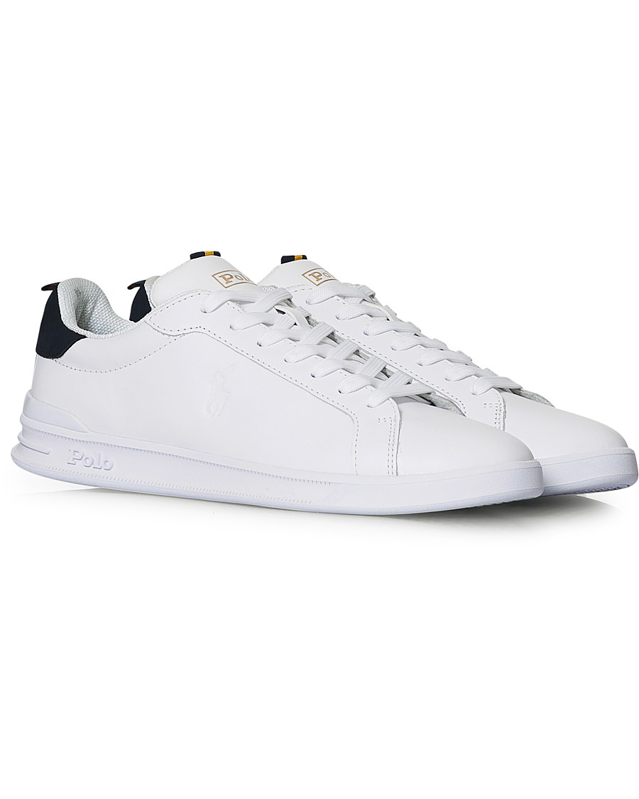 Herre | Polo Ralph Lauren Heritage Court II Sneaker White/Navy | Polo Ralph Lauren | Heritage Court II Sneaker White/Navy