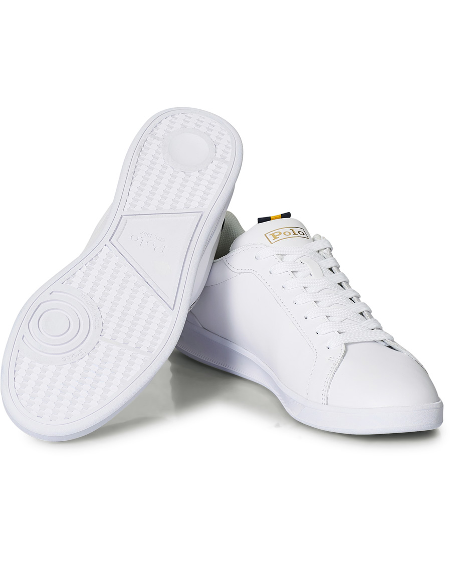 Herre | Polo Ralph Lauren Heritage Court II Sneaker White/Navy | Polo Ralph Lauren | Heritage Court II Sneaker White/Navy