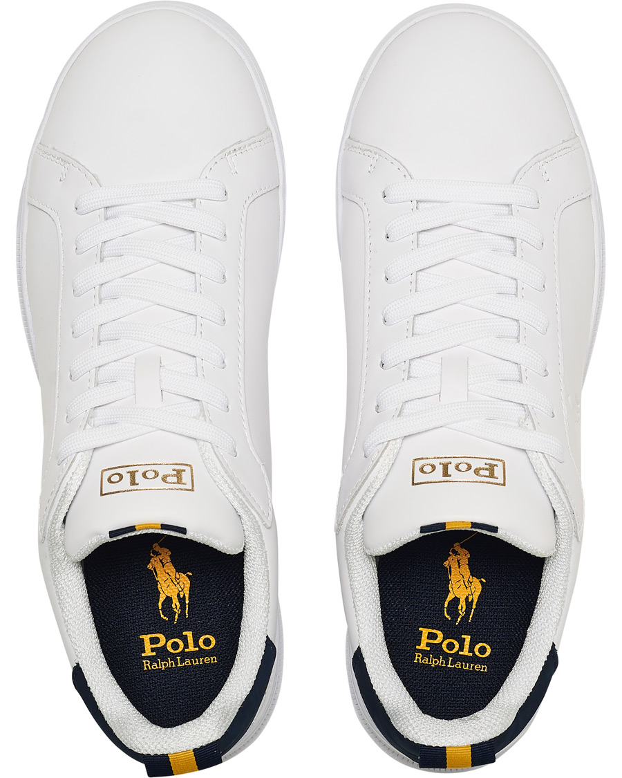 Herre | Polo Ralph Lauren Heritage Court II Sneaker White/Navy | Polo Ralph Lauren | Heritage Court II Sneaker White/Navy