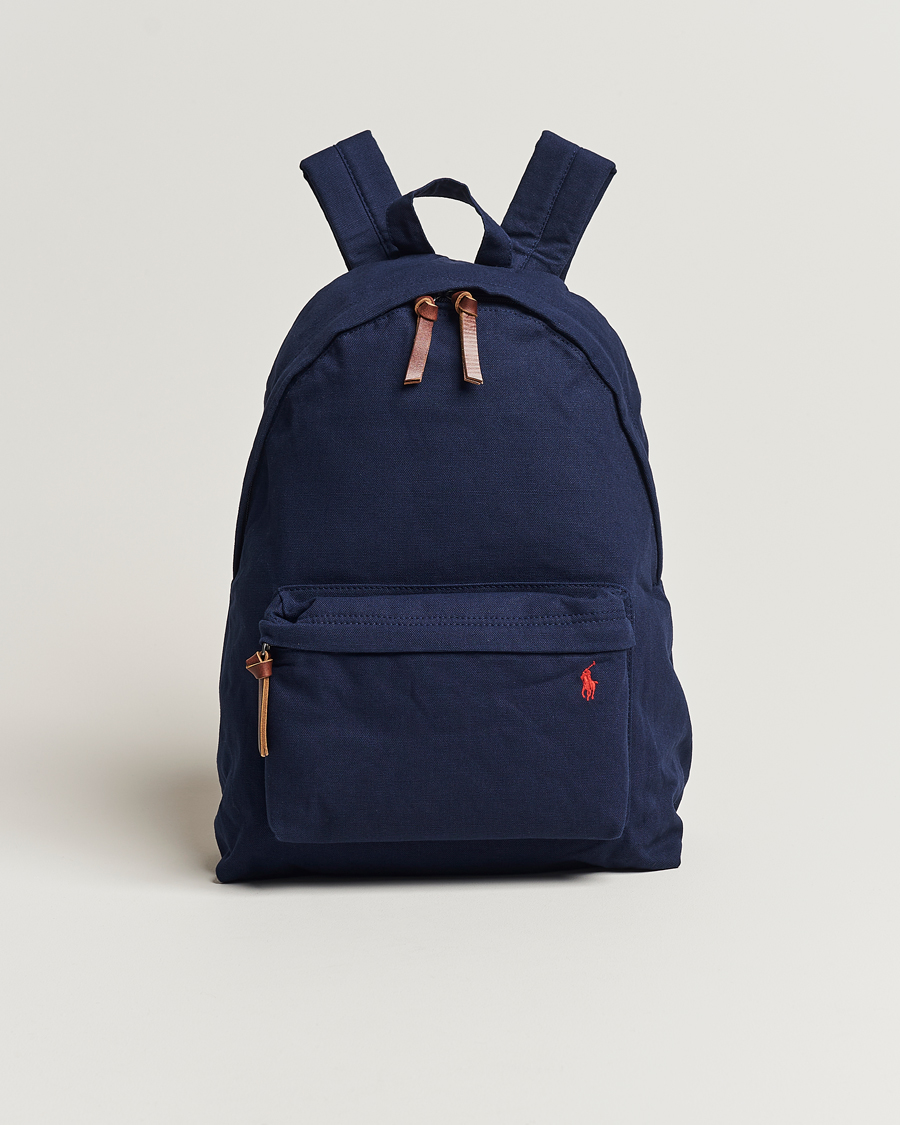 Herre | Polo Ralph Lauren Canvas Backpack Newport Navy | Polo Ralph Lauren | Canvas Backpack Newport Navy
