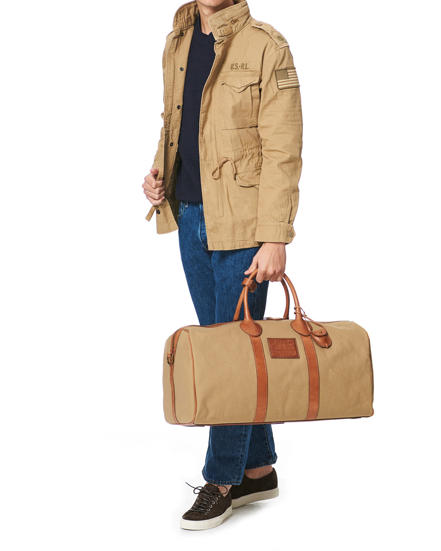 Herre | Polo Ralph Lauren Heritage Canvas Duffle Bag Montana Khaki | Polo Ralph Lauren | Heritage Canvas Duffle Bag Montana Khaki