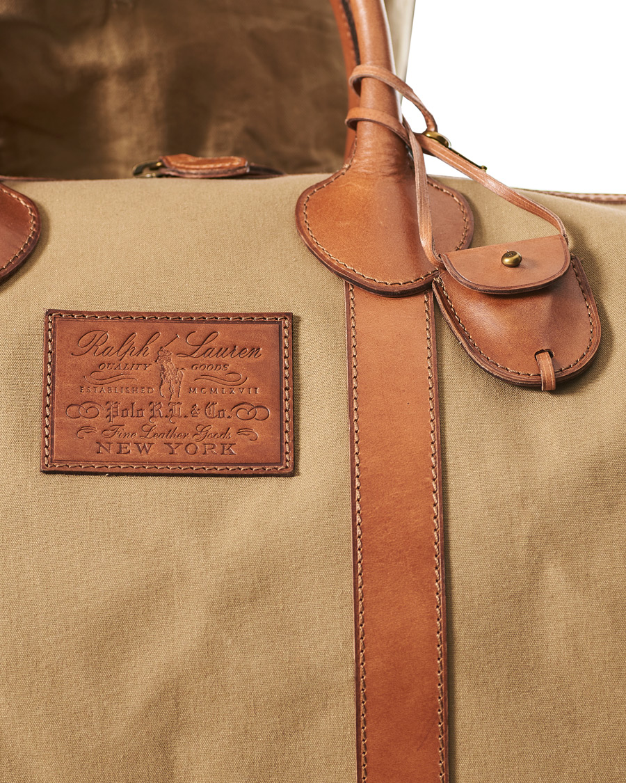 Herre | Polo Ralph Lauren Heritage Canvas Duffle Bag Montana Khaki | Polo Ralph Lauren | Heritage Canvas Duffle Bag Montana Khaki