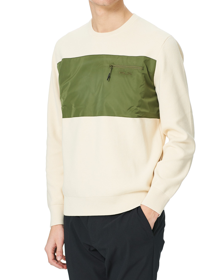 Herre | Trøjer | RLX Ralph Lauren | Hybrid Sweater Guide Creme