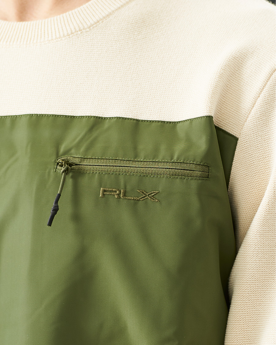 Herre | Trøjer | RLX Ralph Lauren | Hybrid Sweater Guide Creme