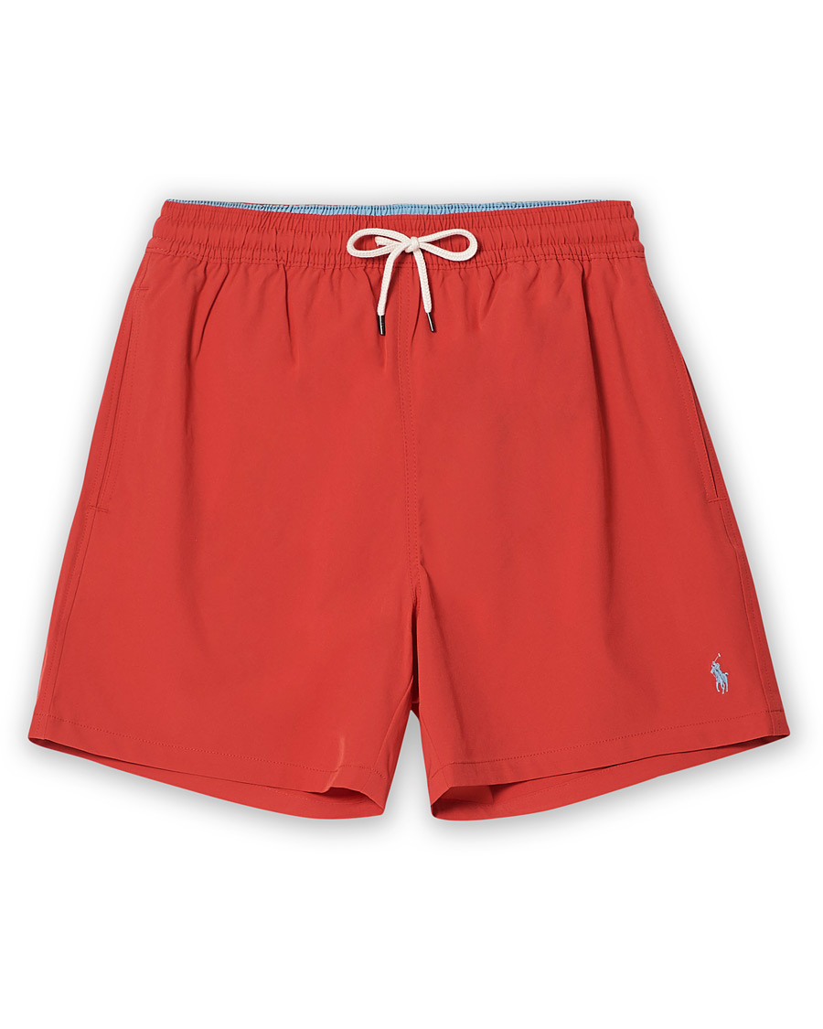 Herre | Badebukser | Polo Ralph Lauren | Recyceled Traveler Boxer Swimshorts Starboard Red