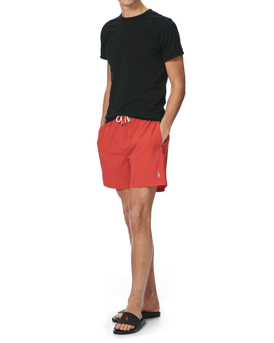 Herre | Badebukser | Polo Ralph Lauren | Recyceled Traveler Boxer Swimshorts Starboard Red