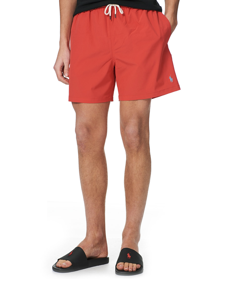 Herre | Badebukser | Polo Ralph Lauren | Recyceled Traveler Boxer Swimshorts Starboard Red