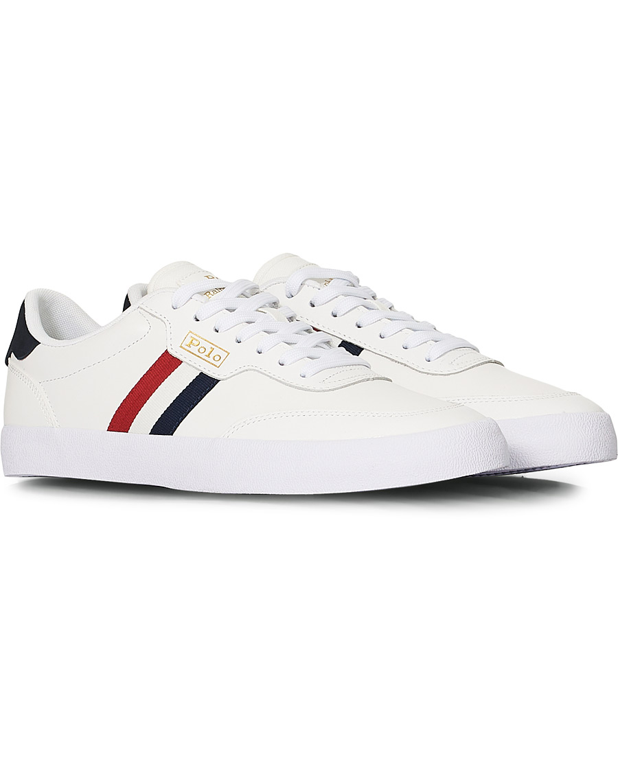 Herre | Polo Ralph Lauren Court VLC Leather Sneaker White | Polo Ralph Lauren | Court VLC Leather Sneaker White