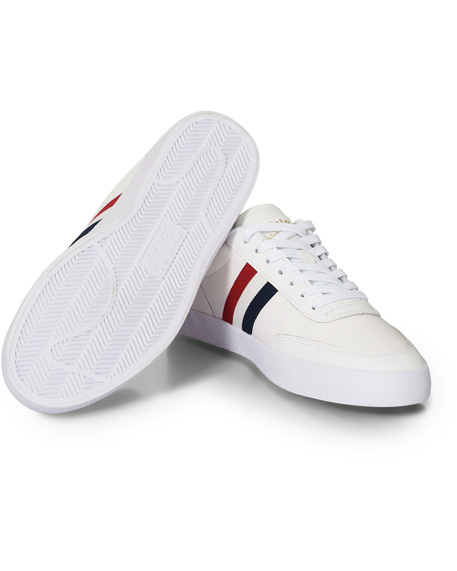 Herre | Polo Ralph Lauren Court VLC Leather Sneaker White | Polo Ralph Lauren | Court VLC Leather Sneaker White