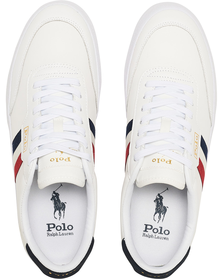 Herre | Polo Ralph Lauren Court VLC Leather Sneaker White | Polo Ralph Lauren | Court VLC Leather Sneaker White