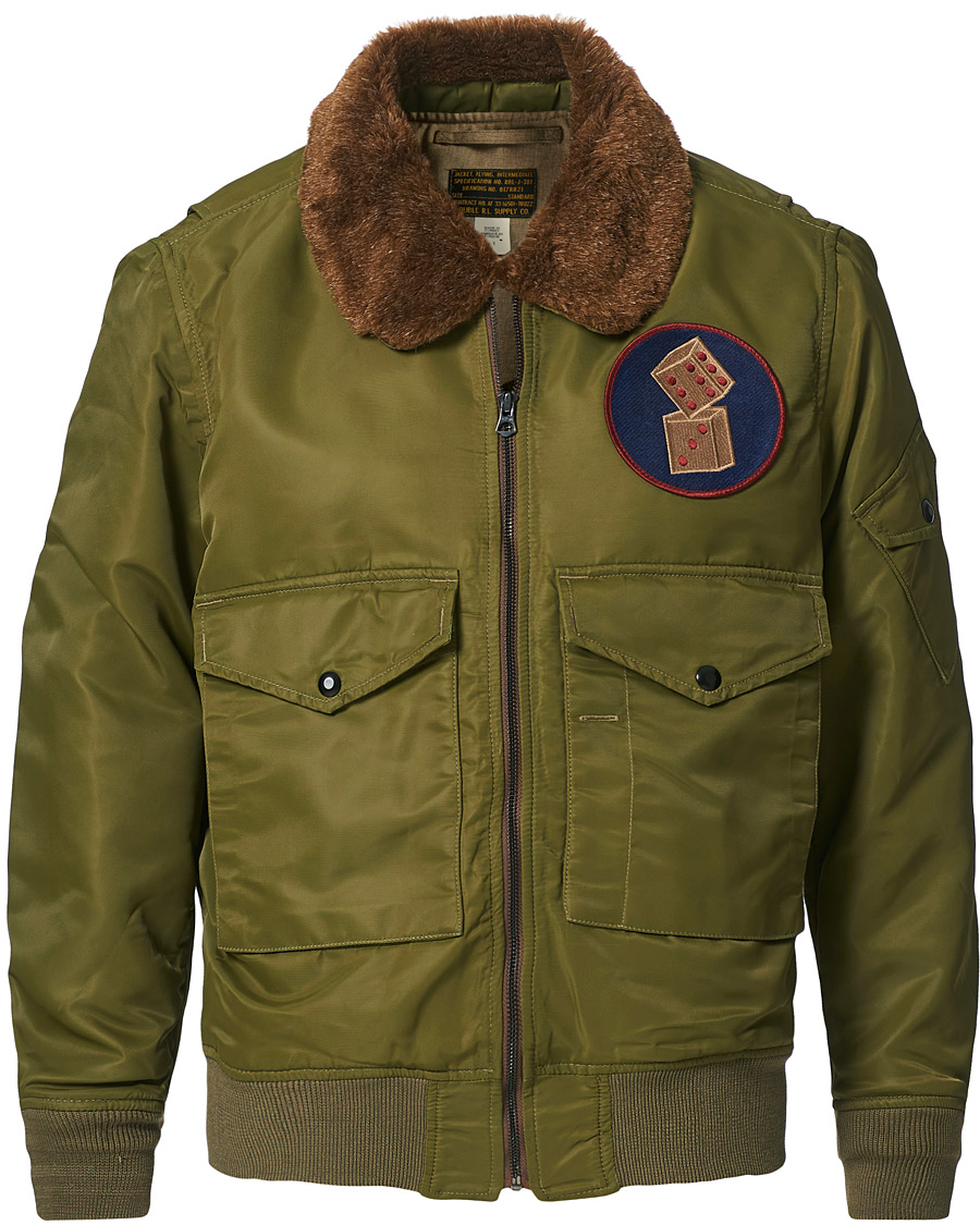 Herre | Jakker | RRL | Filton Shearling Bomber Olive