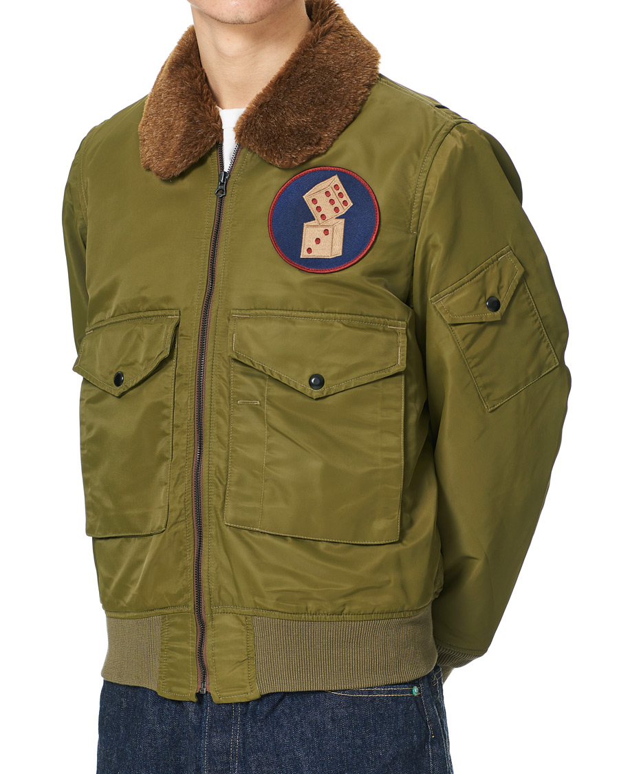 Herre | Jakker | RRL | Filton Shearling Bomber Olive