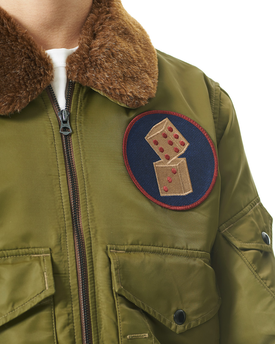 Herre | Jakker | RRL | Filton Shearling Bomber Olive