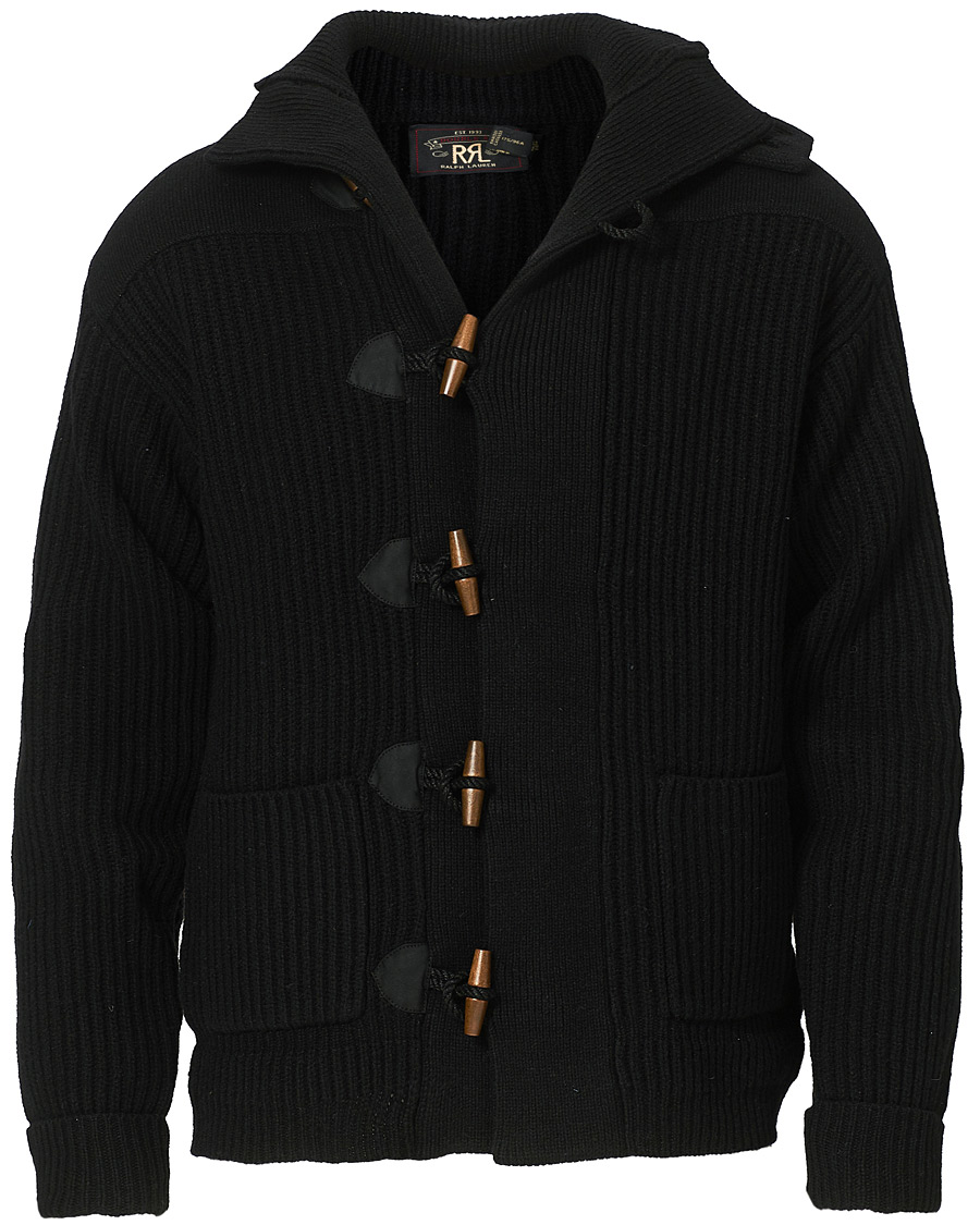 Herre | Trøjer | RRL | Toggle Coat Cardigan Black