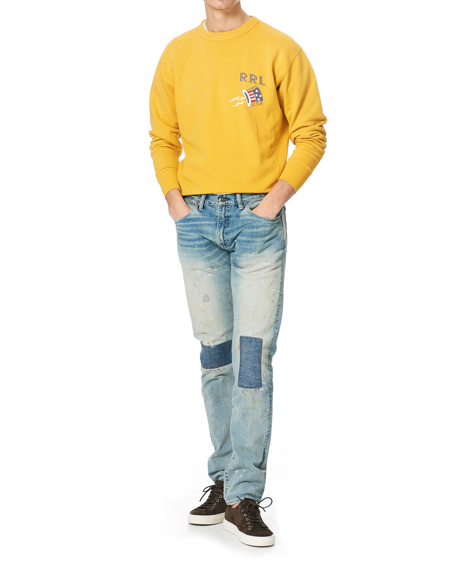 Herre | Trøjer | RRL | Graphic Logo Sweatshirt Yellow
