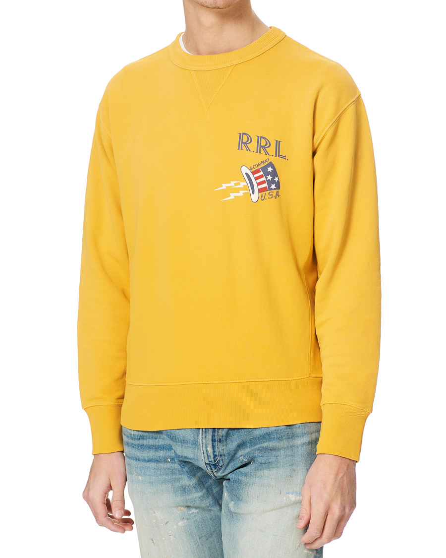 Herre | Trøjer | RRL | Graphic Logo Sweatshirt Yellow