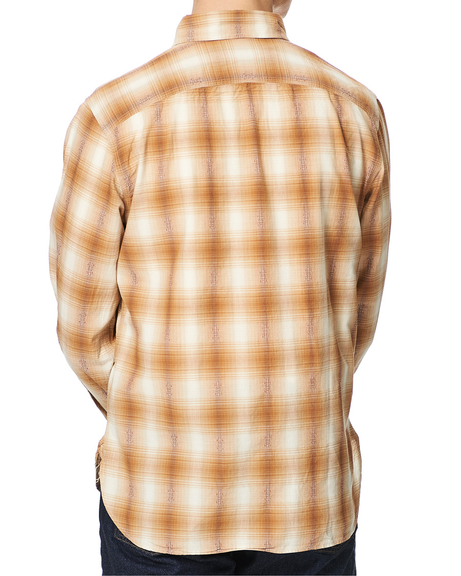 Herre | Skjorter | RRL | Lee Checked Overshirt Tan/Cream