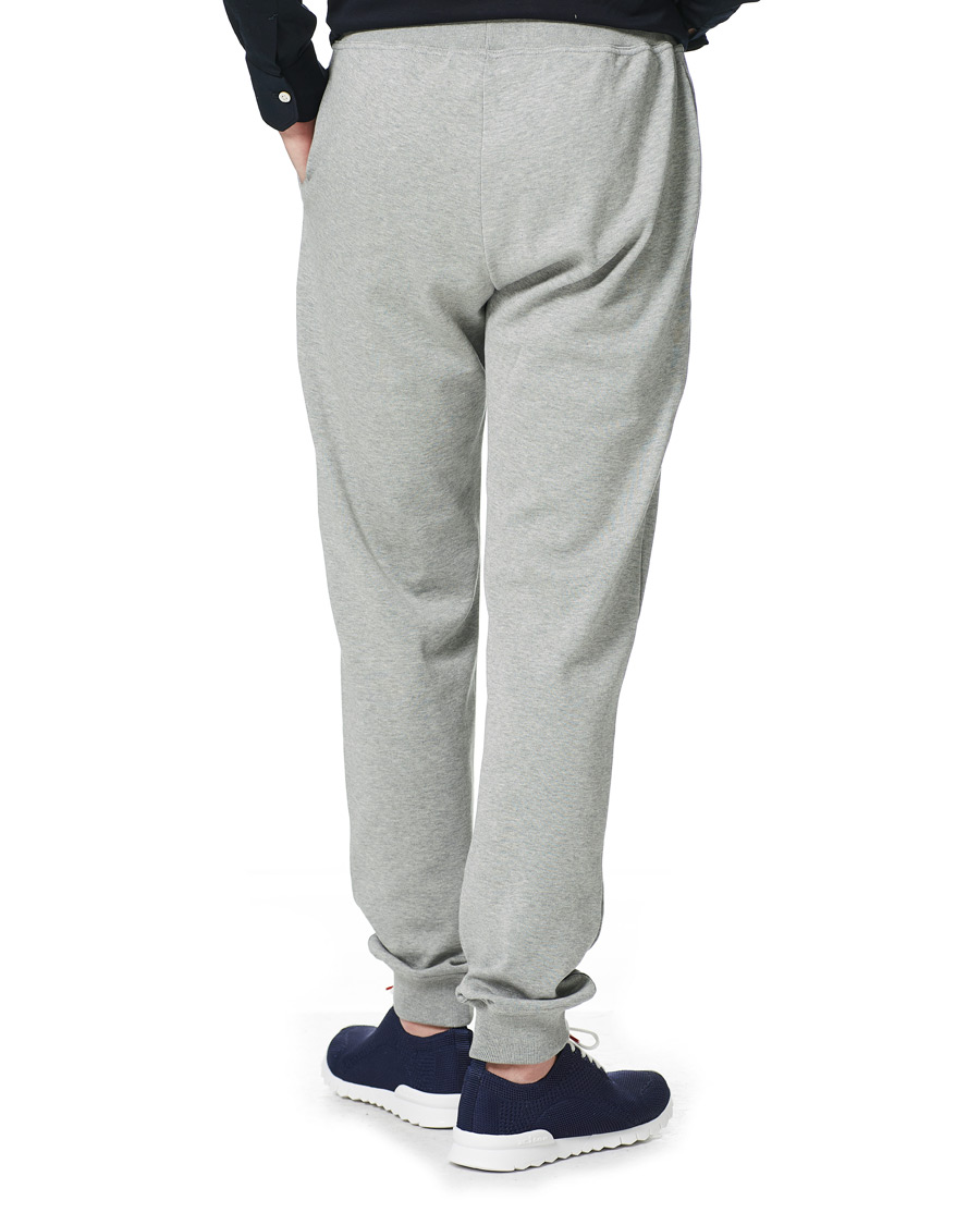 Herre | Bukser | Kiton | Soft Cotton Joggers Light Grey