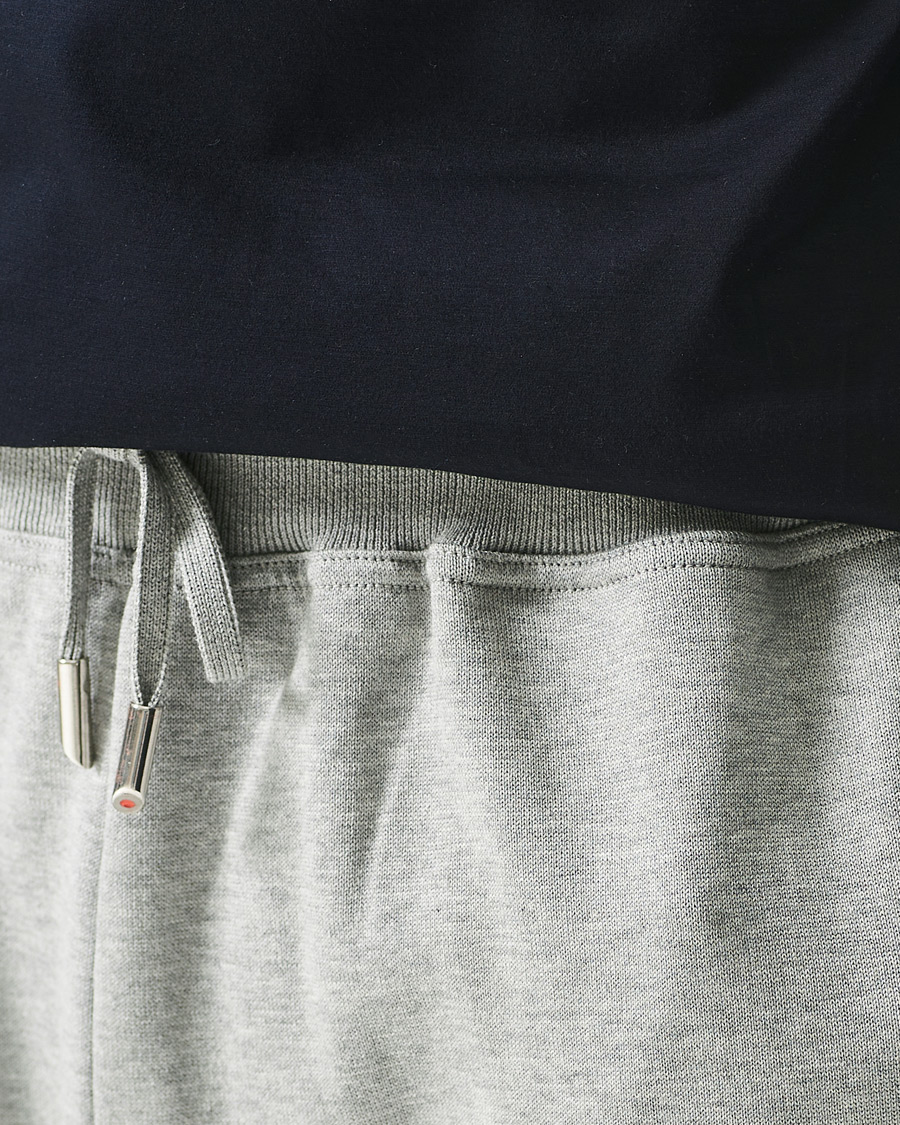 Herre | Bukser | Kiton | Soft Cotton Joggers Light Grey