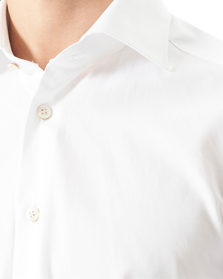 Herre | Skjorter | Kiton | Classic Dress Shirt White