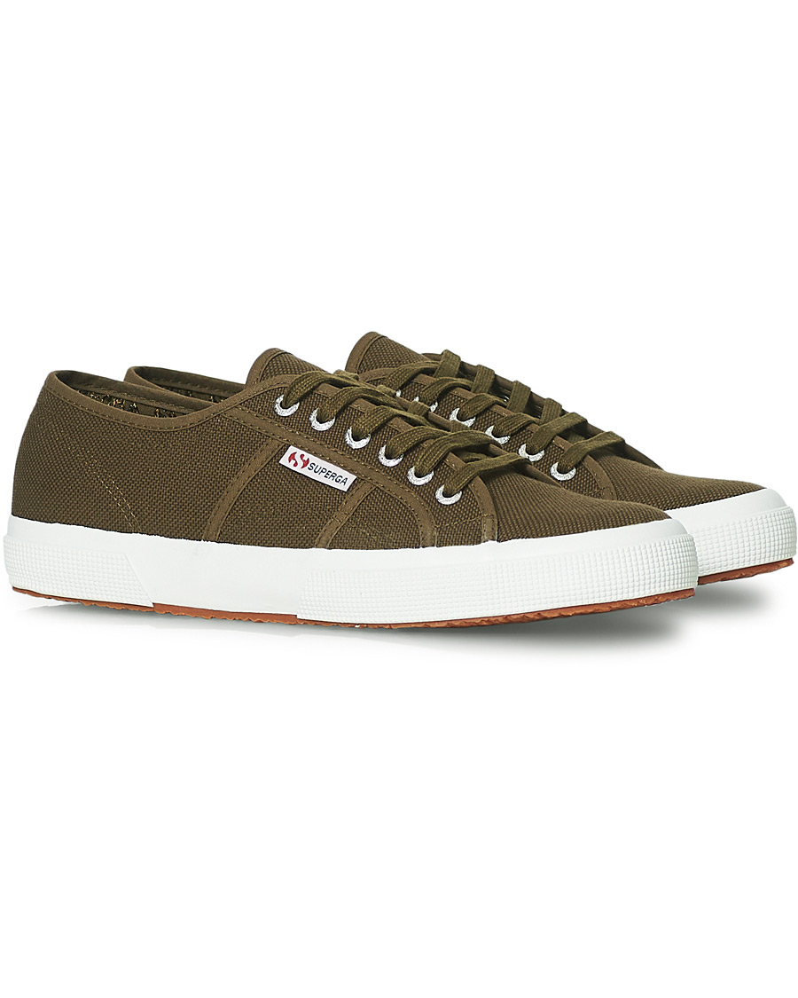 Herre | Superga Canvas Sneaker Military Green | Superga | Canvas Sneaker Military Green