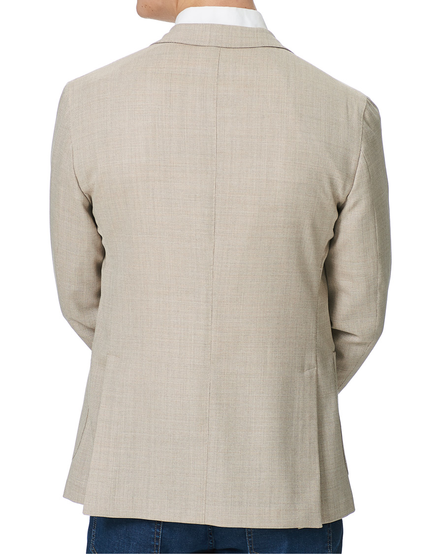 Herre | Blazere & jakker | Boglioli | K Jacket Wool Hopsack Blazer Beige