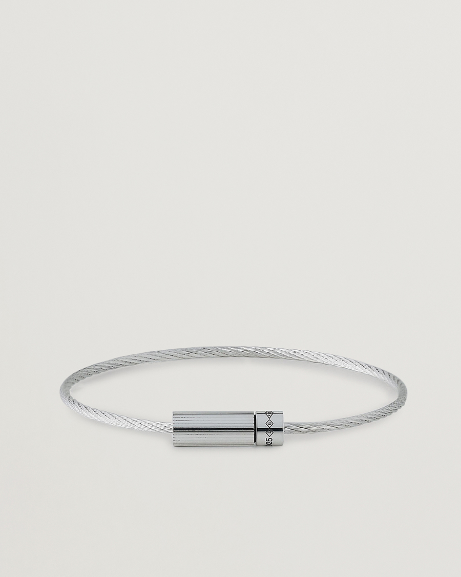 Herre | LE GRAMME Horizontal Cable Bracelet Polished Sterling Silver 7g | LE GRAMME | Horizontal Cable Bracelet Polished Sterling Silver 7g