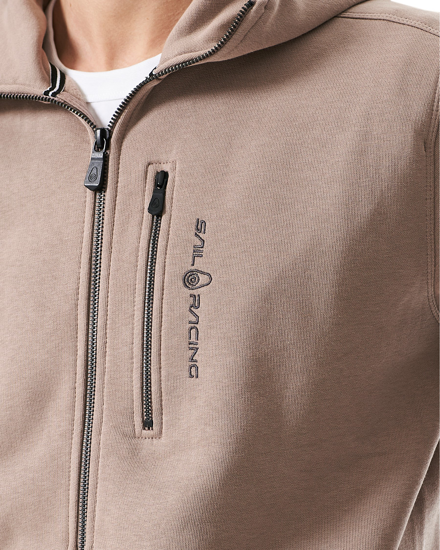 Herre | Trøjer | Sail Racing | Bowman Zip Hood Sand