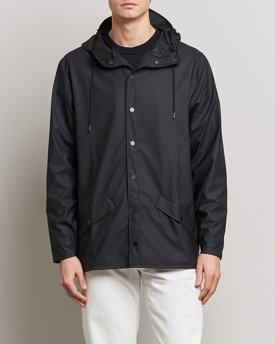 Herre | Gå regnen i møde med stil | RAINS | Jacket Black