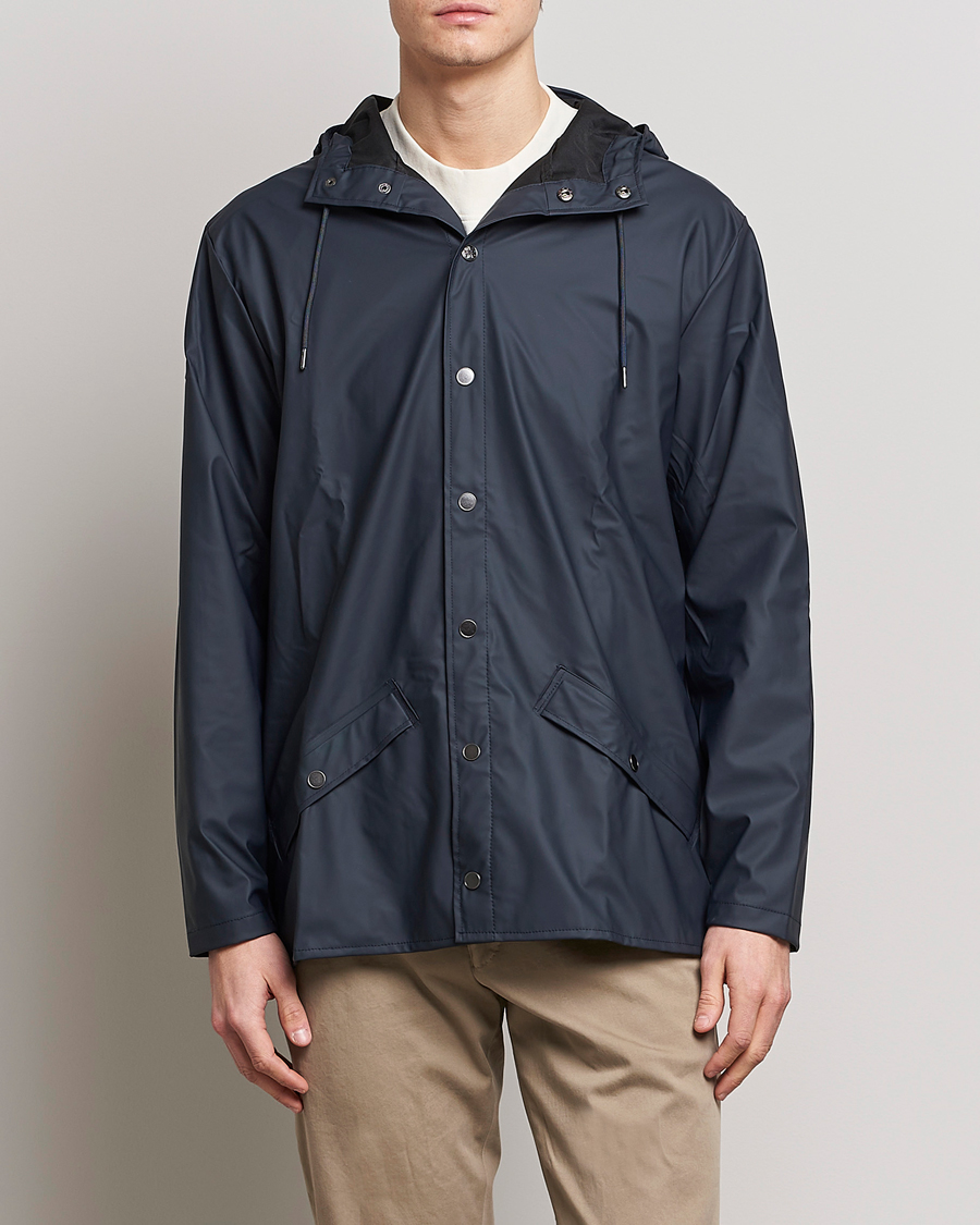 Herre | Gå regnen i møde med stil | RAINS | Jacket Navy