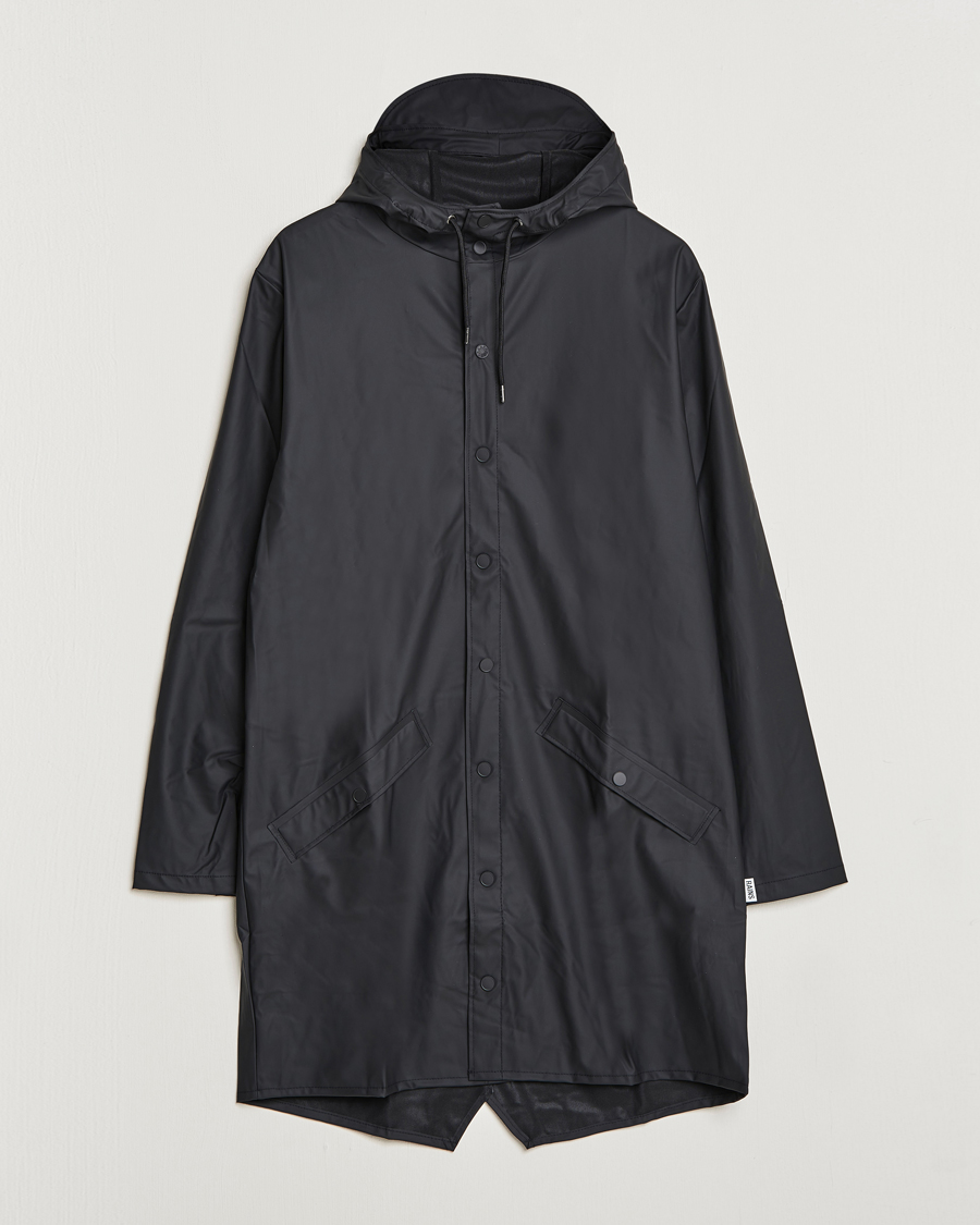 Herre | Jakker | RAINS | Long Jacket Black
