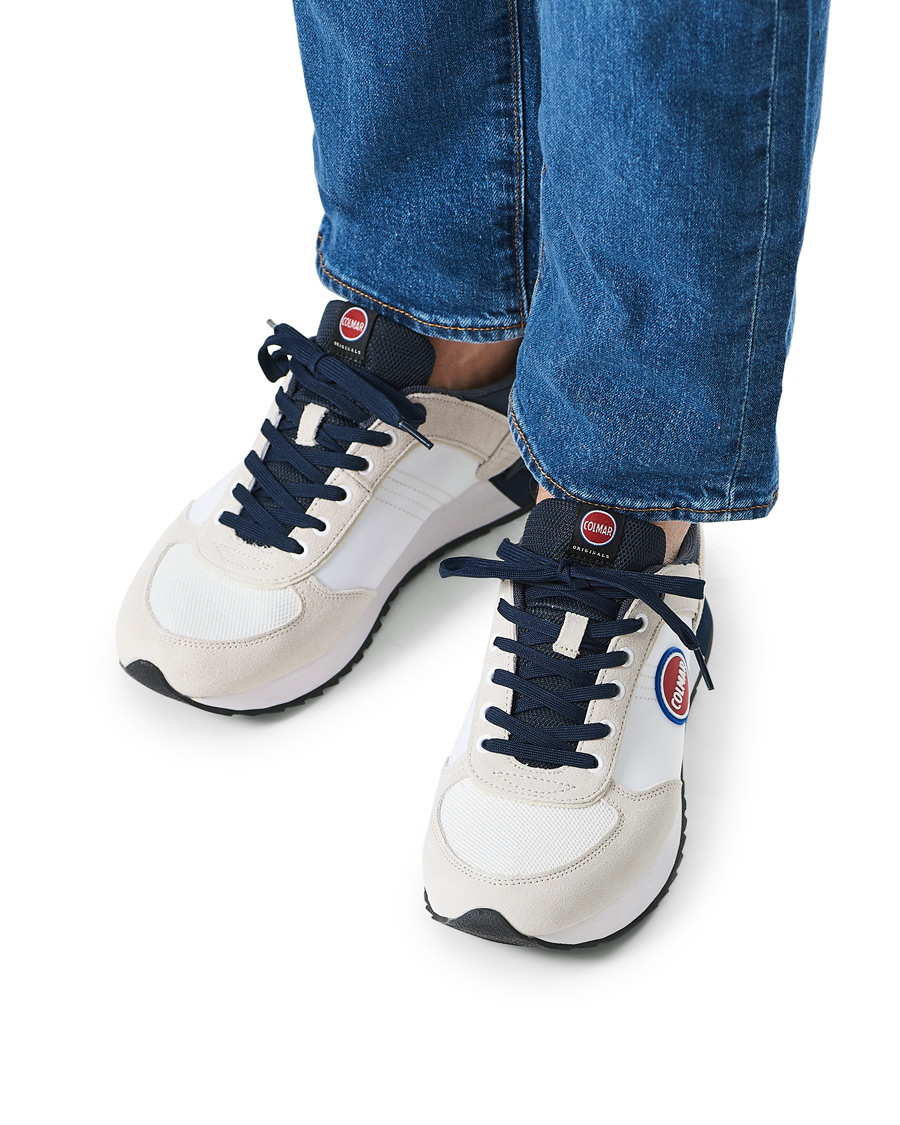Herre | Colmar Travis Authentic Sneakers White | Colmar | Travis Authentic Sneakers White