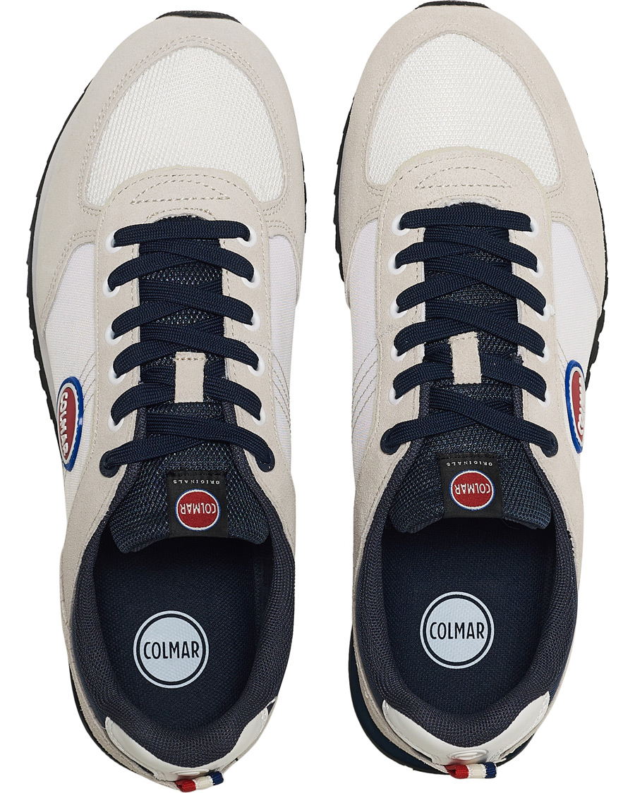Herre | Colmar Travis Authentic Sneakers White | Colmar | Travis Authentic Sneakers White