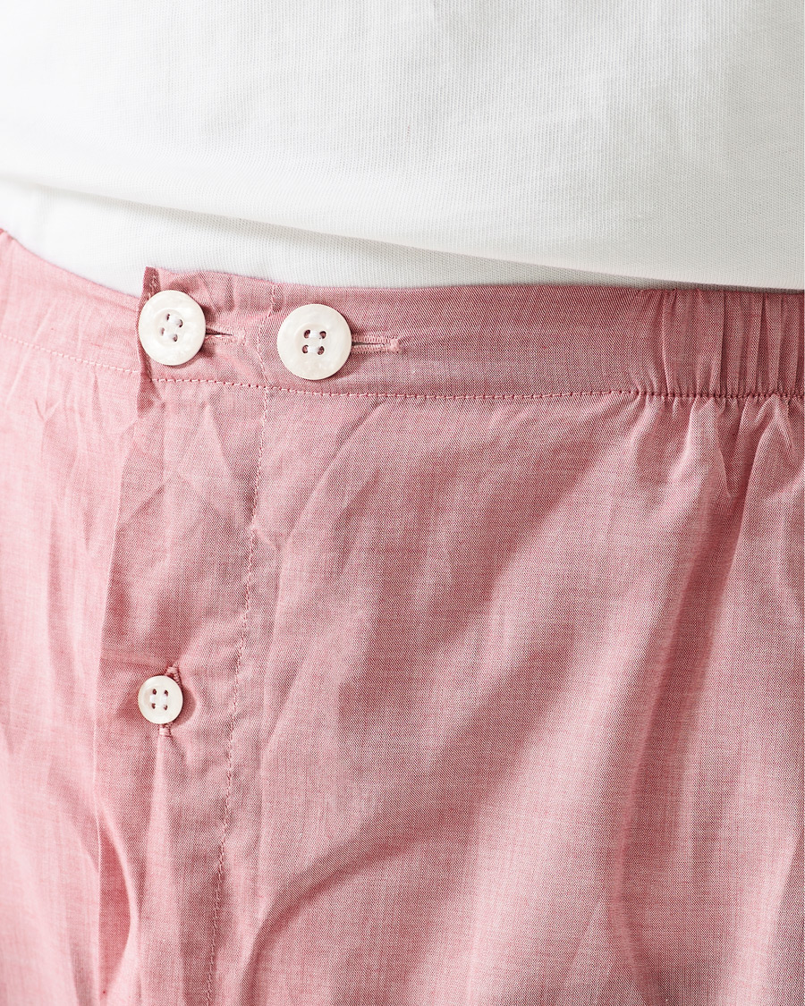 Herre | Pyjamas & Morgenkåber | Derek Rose | Shortie Cotton Pyjama Set Red