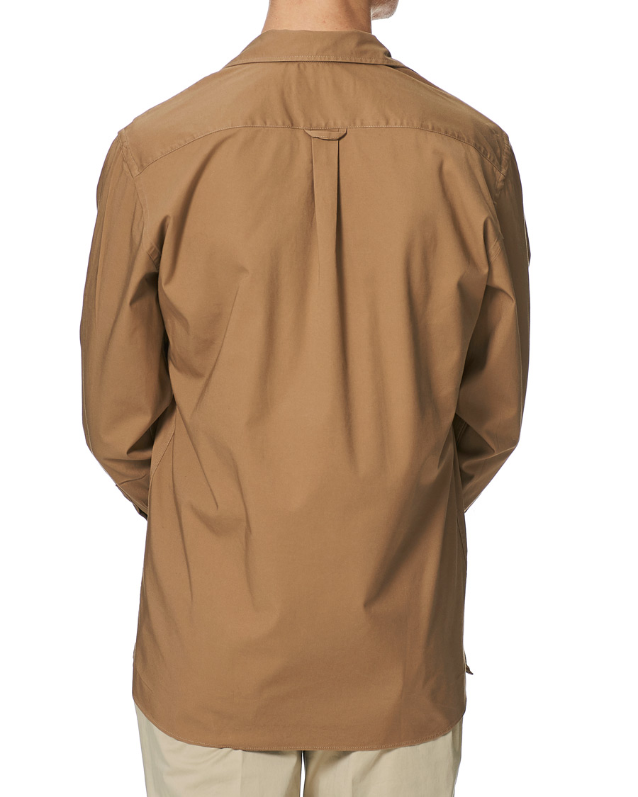 Herre | Skjorter | Lardini | Cotton Safari Pocket Overshirt Sand