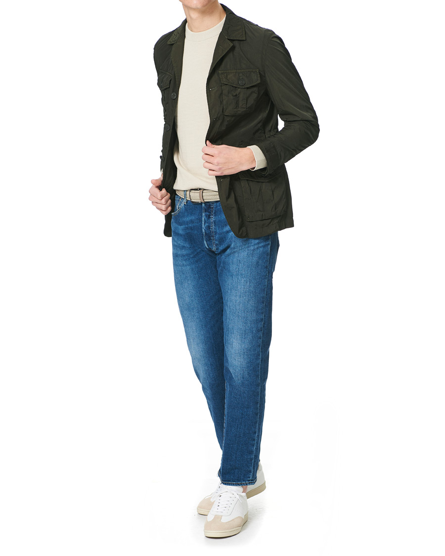 Herre | Jakker | L.B.M. 1911 | Garment Dyed Nylon Field Jacket Olive