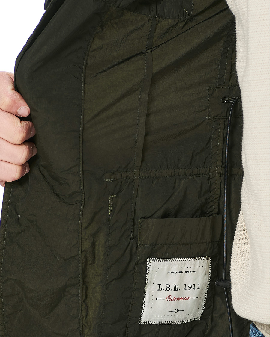 Herre | Jakker | L.B.M. 1911 | Garment Dyed Nylon Field Jacket Olive