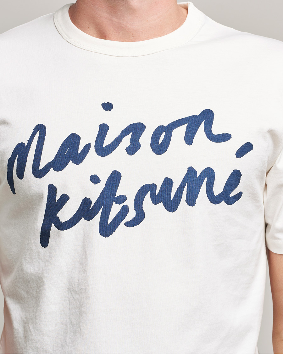 Herre | T-Shirts | Maison Kitsuné | Handwriting Tee Latte