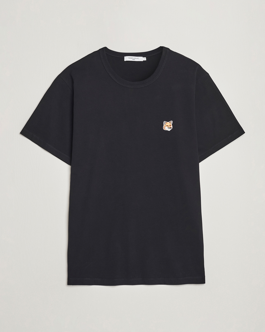Herre | Sorte t-shirts | Maison Kitsuné | Fox Head T-Shirt Black