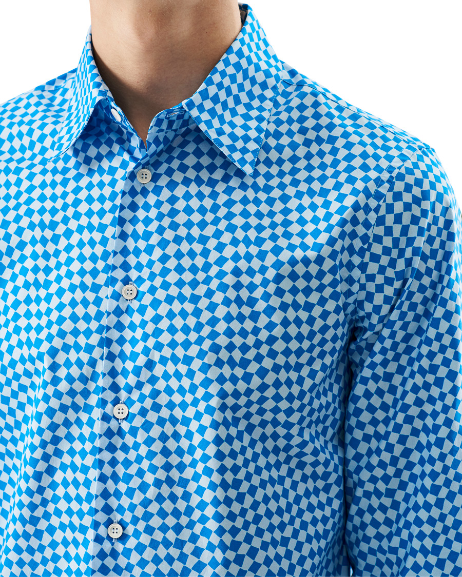 Herre | Skjorter | Marni | Rhombus Print Shirt Blue