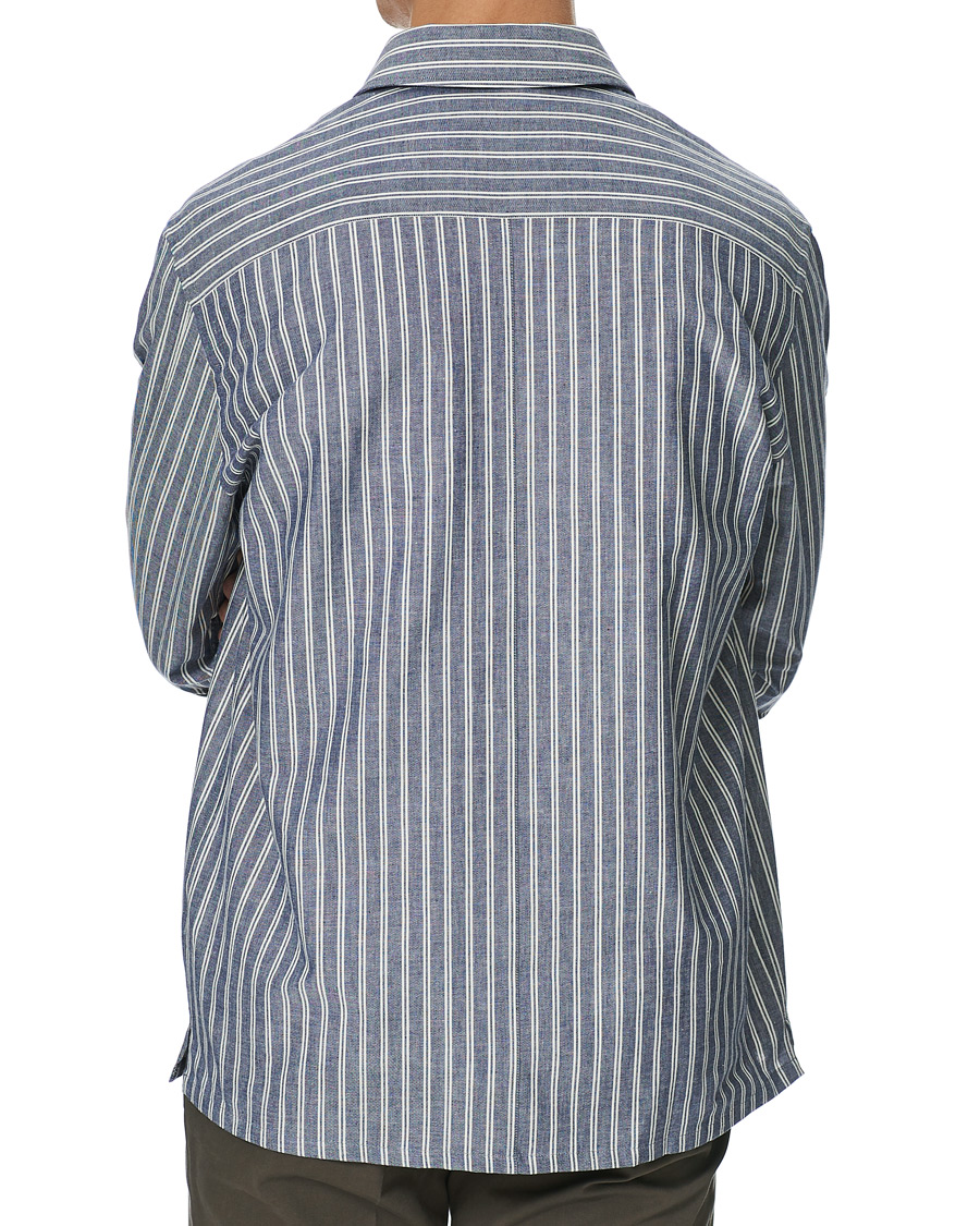 Herre | Skjorter | Mackintosh | Military Shirt Blue White