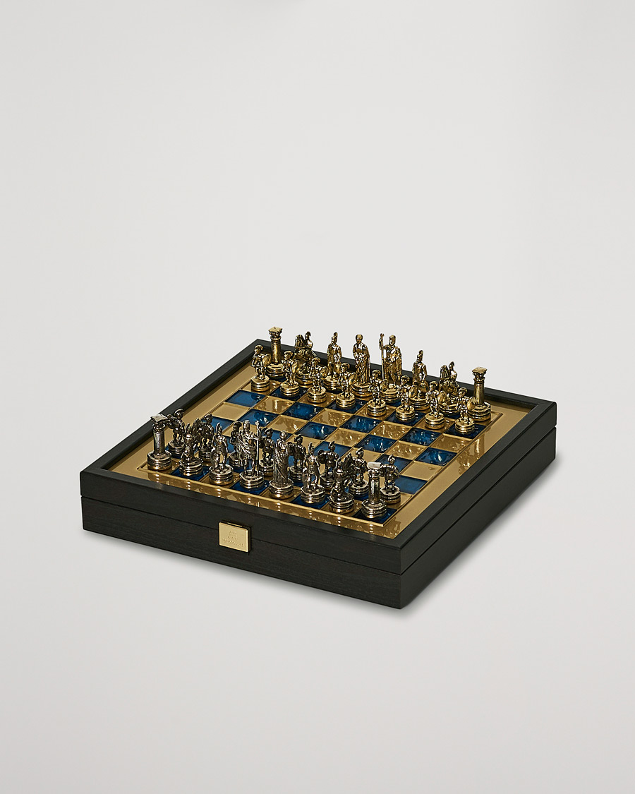 Greek Roman Period Chess Set Blue - CareOfCarl.dk