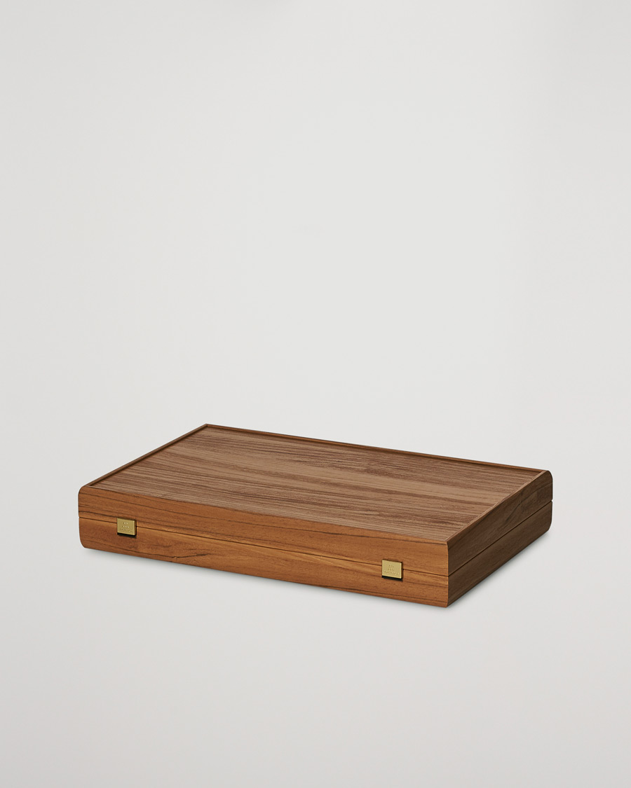 Herre |  | Manopoulos | Wooden Leatherette Backgammon Set Beige