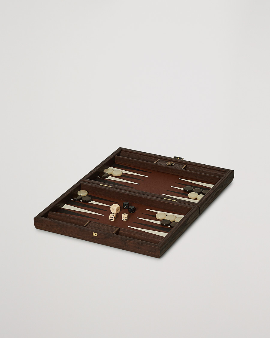 Herre |  | Manopoulos | Small Leatherette Backgammon Set Caramel Brown