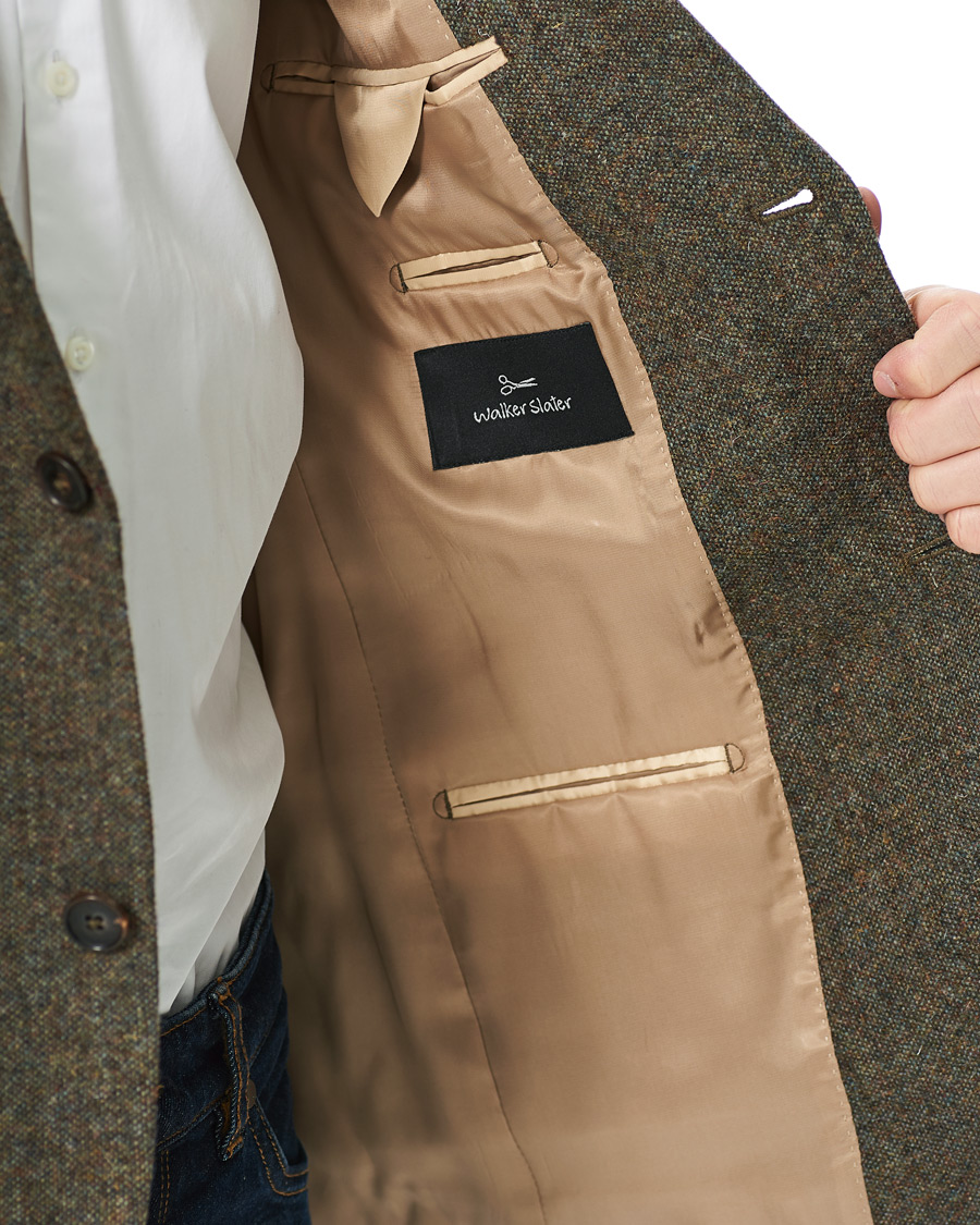 Herre | Blazere & jakker | Walker Slater | William Shetland Tweed Jacket Moss Donegal