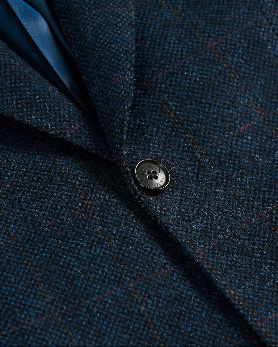 Herre | Blazere & jakker | Walker Slater | William Lambswool Tweed Jacket Navy Red