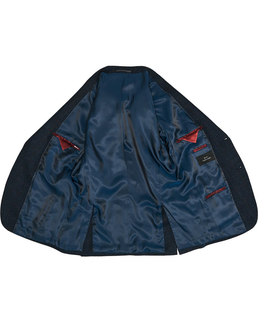 Herre | Blazere & jakker | Walker Slater | William Lambswool Tweed Jacket Navy Red